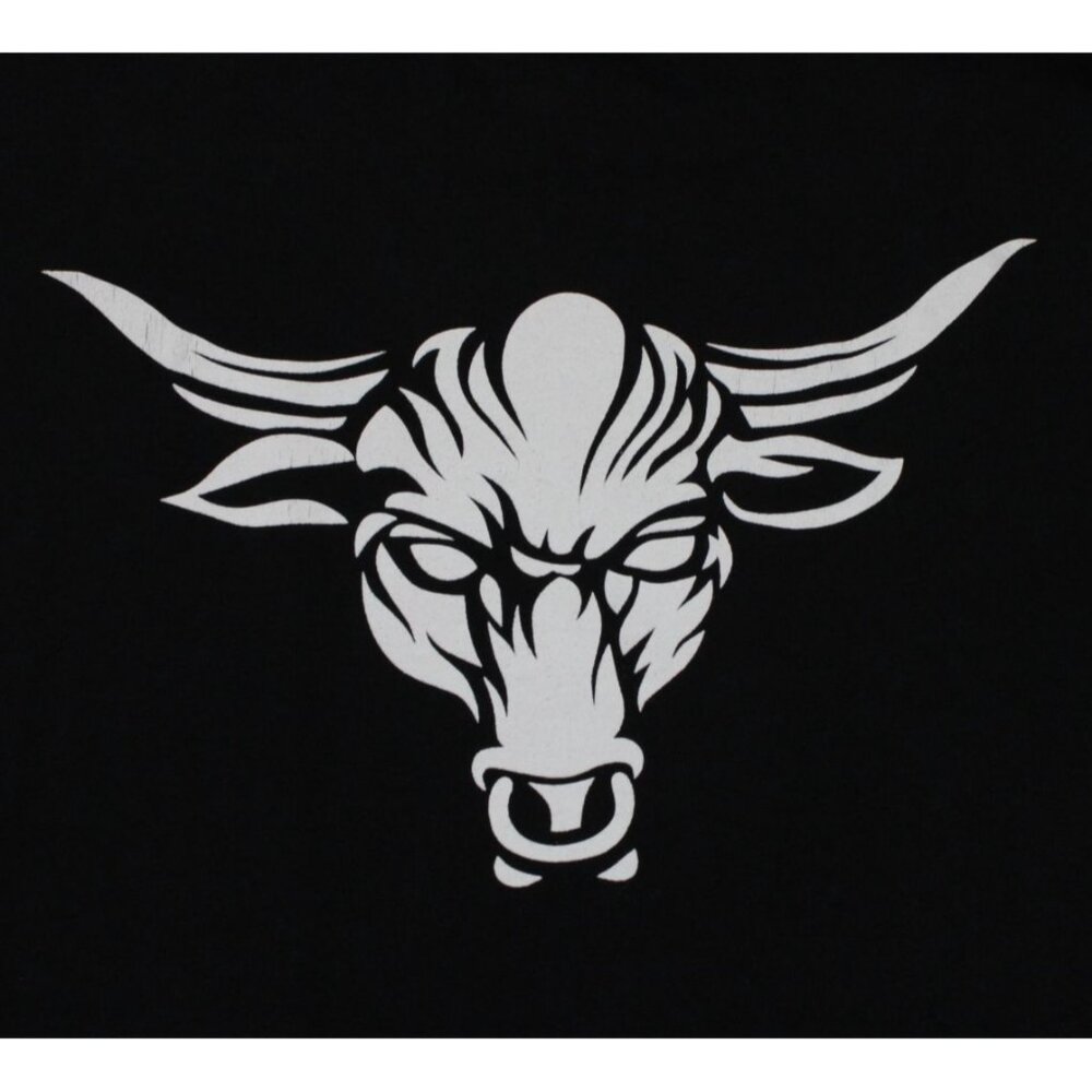 WWE Authentic Wear The Rock Bull "Just Bring It" 3X T-Shirt Black - Picture 10 of 10